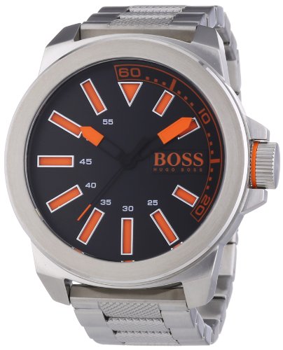 BOSS Orange Herren-Armbanduhr XL New York Analog Quarz Edelstahl 1513006 BOSS Orange Herren-Armbanduhr XL New York Analog Quarz Edelstahl 1513006