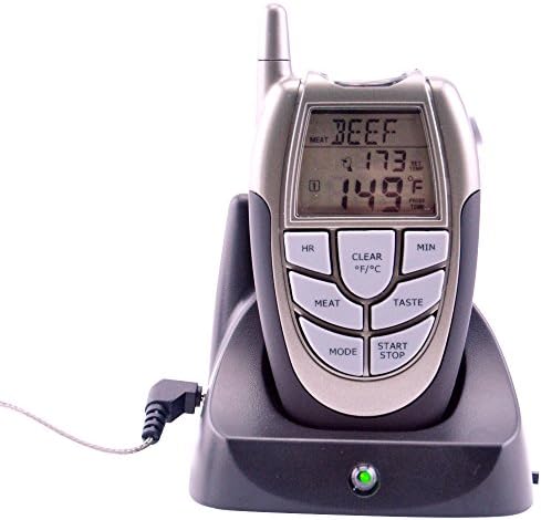 Vitovill Wireless Remote Digital Food Meat Cooking Thermometer with Timer and Alarm for BBQ, Oven and Grill Smoker