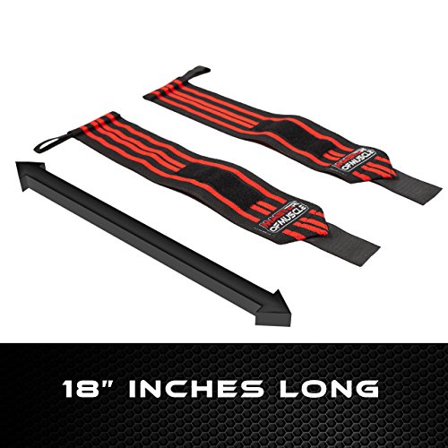 Die Besten Handgelenkbandagen – Wrist Wraps – 45,7 cm (18″) – Perfekt fürs Gewichtheben – Powerlifting – BodyBuilding. Passend für Frauen und Männer. Daumenschlaufe für Einfaches Wickeln und Mehr Stabilität. 100%ige Lebenslange Garantie. - 2