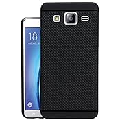 Jkobi® 360* Protection Premium Dotted Designed Soft Rubberised Back Case Cover for Samsung Galaxy On7 Pro -Black