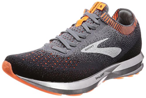 Brooks Levitate 2, Scarpe da Running Uomo, (Grey/Black/Orange 026), 42.5 EU