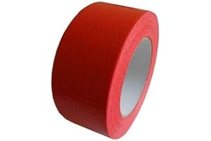 IAPYX 1 Rolle Klebeband Gewebeband Panzerband Panzertape 50m X 48mm rot