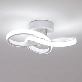 Comely Modern LED Ceiling Lamp, 22 W LED Ceiling Light, Modern White | Flower Shape Ceiling Light for Bedroom, Kitchen, Livin