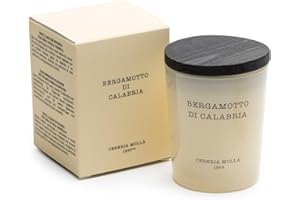 CERERÍA MOLLÁ SINCE 1899 CERERÍA MOLLA 1899 | Vela Mini Bergamotto di Calabria | Velas Aromáticas de 70gr | 20 horas de duración | Velita con Fragancias Naturales | Envases Reciclables | Vela Artesanal