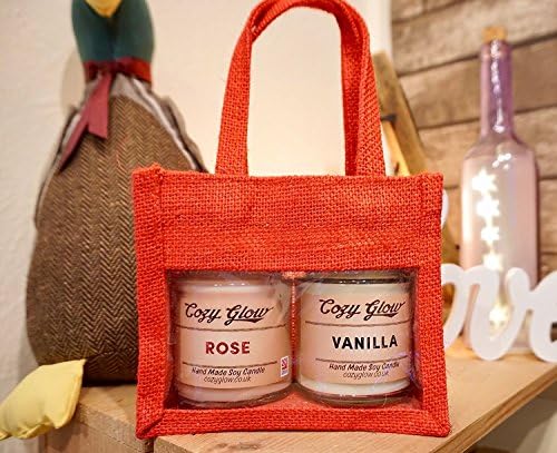 Cozy Glow Mother's Day Candle Duo -English Rose & Vanilla