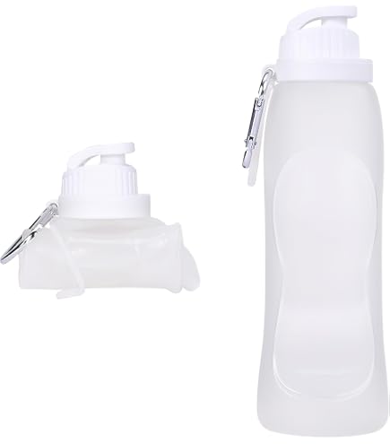 Que - Bottiglia Pieghevole Portatile 560 ml, Forest Green