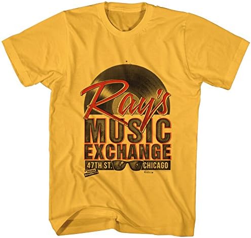 Blues Brothers 80s Comedy Aykroyd Belushi Ray's Music Exchange Adult T-Shirt Tee