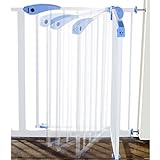 Yorbay Türschutzgitter Treppenschutzgitter 135-145cm Klemminstallation Ohne Bohren - 5