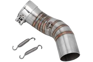 EBTOOLS Motorcykel avgasadapter mellersta länkrör, stålavgasrör mittsektion rör motorcykel modifiering ersättning för Z900 20