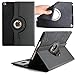 Produktbild iPad Pro 9.7 Hülle, elecfan® 360 Grad rotierende Schutzhülle Auto aufwachen / Schlaf Funktion und Einstellbarem Blickwinkel Funktion Schutzhülle für iPad Pro 9.7 Zoll (iPad Pro 9.7, Schwarz)