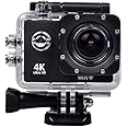 Drumstone (15 Years Warranty Pro 4K Waterproof Wide Angle Men's Action Camera with 30FPS for YouTube Vlog, Bike Helmet Moto Vlogging & Travel Kit with Complete Accessories - Best Gift for Riders