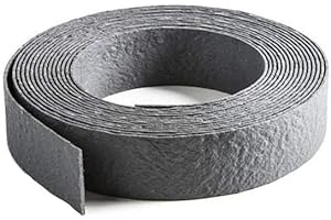 TALEN TOOLS Bordure à dérouler Ecolat Plastique Gris, H.14 x L.1000 cm