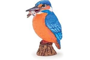 Papo -Figuras pintadas a Mano -Vida Silvestre-Martín pescador-50246-Coleccionable -para Niños y Niñas de 3 Años o Más