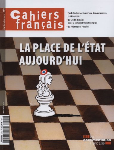 couverture de : Cahiers fran&ccedil;ais, n  379 : La place de l'Etat aujourd'hui