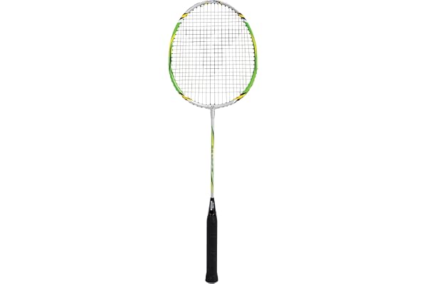 Raquette de Badminton Talbot-Torro Sniper 3.6, Couleur : Argent-Vert, 429802