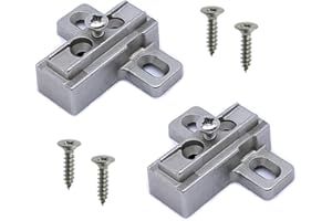 GAMOBIFER SALICE Base Serie 200 con Montaggio Tradizionale. Basetta Cerniera per Ante e Sportelli. (CROCE H09 ASIMMETRICA ZAMA)