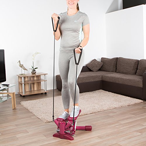 Ultrasport Lady Stepper, Twister, Heimtrainer, Ministepper inkl. Trainingsbändern - 6