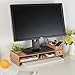 Produktbild dreamaccess Holz TV Laptop PC Monitor Stand, extra Schublade, Handy Tasche, Bücherregal, Pen Box, täglich Stuff Organizer, mehreren Bereichen mehrfarbig Cherrywood Medium