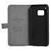 Produktbild Nevox Book-Ledertasche Ordo für HTC One M9 schwarz/grau
