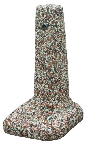 Stein - Standbrunnen RIMINI B:34xT:40xH:65cm kiessteingemisch