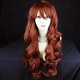 Kopfgröße: Verstellbare Größe zu Kopfumfang ca. passen. 50-58 cm. Die meisten Kopf-Größen sind in diesem Bereich. Kunden können die Haken innerhalb der Perücke anpassen, um die richtige Größe für Sie zu besorgen.