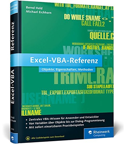 Excel-VBA-Referenz: Objekte, Eigenschaften, Methoden