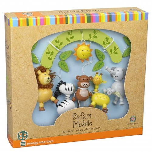 Orange Tree Toys : mobile Holz : Safaritiere - 2