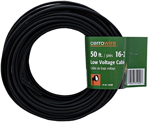 Cerrowire 241-1202B 50-Feet 16/2 Low Voltage Underground Landscape Lighting Cable