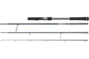 PENN Overseas II Inshore and Offshore Spinning Rod, 4 piece Spinning Rod for Sea Fishing