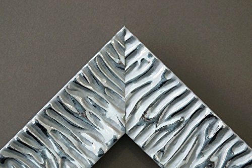 Spiegel Wandspiegel Badspiegel Flurspiegel Garderobenspiegel – Über 200 Größen – Bologna Silber 6,2 – Größe des Spiegelglases 60 x 130 – Wunschmaße auf Anfrage – Antik, Barock - 4