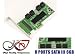 Produktbild Kalea Informatique PCI-Express-Karte (PCIe 2 x 2.0) auf SATA 3 – 8 Ports Chipsatz Marvell 88se9705 – mit equerres Low und High Profile – Windows/Mac/Linux