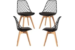 Regalos Miguel - Packs Sillas Comedor - Pack 4 Sillas Mima - Negro