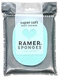 Ramer Shower Sponge - SUPER SOFT BODY SPONGE SMALL (MINT)