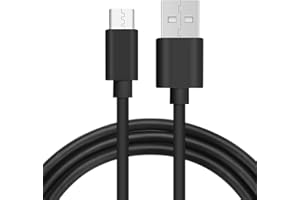 Adhiper type-C Cavo di ricarica compatibile con JBL Charge 4, Flip 5, Pulse 4, JR POP, Endurance Peak, compatibile con JBL CHARGE4BLKAM per altoparlanti per cuffie Bluetooth senza fili (1m/nero)