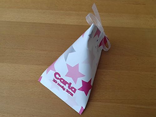 Favour box for Baptism First Communion or Baby Shower. Personalized Favour Boxes. Gift Boxes. Stars.