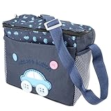 Cute as a Button – 4 Stück Wickelaufsatz Baby Windel 4 Tasche Set – inkl. Wickelunterlage - 5