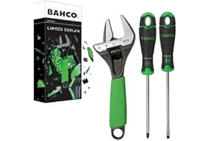 Bahco 9029-XE Green Ergo Adjustable Wrench 6" Extra Wide Opening 32mm - Limited Edition