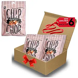 Chip Chops Dog Treat Biscuit Twined with Chicken Optimum Health Formula, 420g, (Pack of 6)