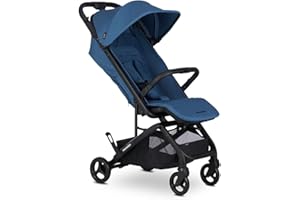 Easywalker Miley2 Buggy 0-22 kg, leicht, reisefreundlich, einfach zusammenklappbar, flugzeugtauglich, mit Transporttasche und Regenschutz, Autositz kompatibel - Galaxie-Blau