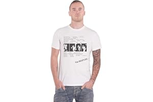 The Beatles Men's White Album Tracks (Back Print) T-Shirt