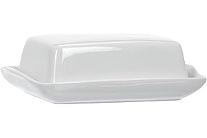 RITZENHOFF & BREKER Ritzenhoff 33014 & Breker maselniczka Snap, 18 x 14 x 7 cm, porcelana, biała