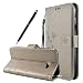 Produktbild Samsung Galaxy A7 2017 Hülle, Fraelc® Galaxy A7 (2017) Schutzhülle Flip Case mit Kartenfach und Standfunktion Schmetterling Muster Ledertasche für Samsung Galaxy A7 (2017) SM-A720F/DS (5,7 Zoll), Grau