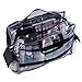 MUA LIMITED Easy Access Cosmetic Carry All Bag, Clear Makeup Artist Organiser with Shoulder Strap, Black