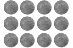 AlfaBot 12 Panni di ricambi per Robot Lavavetri, Accessori per Pulizia Finestre Robot, Compatibili con i Robot Lave vitres X8, X6, X7, Grigio