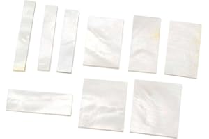 sharprepublic Wide-used Inlay Material Mother of Pearl Blanks DIY for Luthier Tool Accessory Supplies