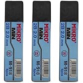 Pen Tip 2.0mm 2b Micro 2b Pen Tip 2mm Black 3 Pieces