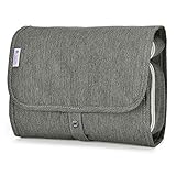 ✅【Zwei herausnehmbaren Innentaschen】Zwei Fächer lassen sich mit Druckknöpfen herauslösen, Innentaschen abnehmbar und einzeln verwendbar - so muss nicht immer die gesamte Tasche mitgenommen werden, dieses Design ist sehr praktisch. Die größere Innentasche ist ideal für die Aufbewahrung von Schmink- und Make-up-Werkzeugen.Der untere Teil der kleineren Innentasche ist ein gespleißtes, atmungsaktives Mesh-Design, das ideal zum Aufbewahren von Zahnpasta, Zahnbürsten und anderen Toilettenartikeln ist.