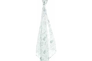 JANÉ JanÈ Mussolina in Bambù e Cotone, Misure 120 X 120 cm, Multifunzione, Allattamento