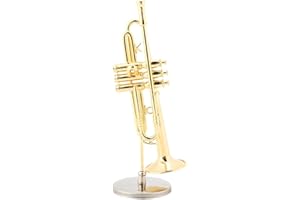 ZYYINI Trompette miniature, Mini Fl?te Clarinette Saxophone Trombone Instrument de Musique Modèle de Modèle Ornements et Décoration pour Vos Enfants ou Musicien Amis