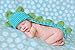 ZAMME New Born Baby Infant Crochet Knitted Dinosaur Costume Photograph Prop